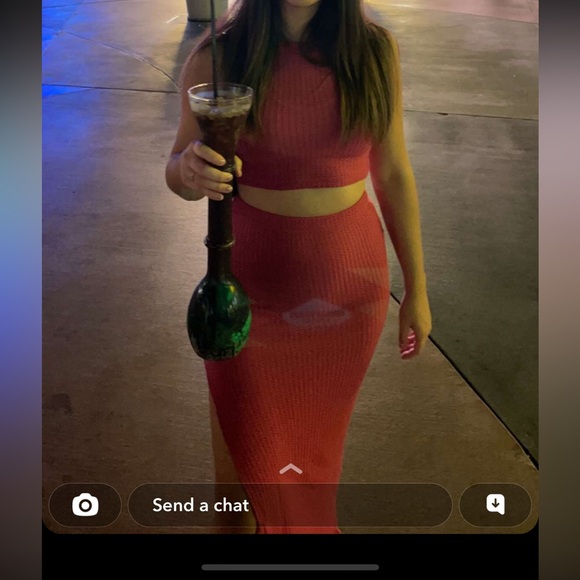 Pink Two Piece Set - Picture 2 of 2